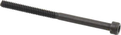 Holo-Krome - #6-32 UNC Hex Socket Drive, Socket Cap Screw - Alloy Steel, Black Oxide Finish, Partially Threaded, 2" Length Under Head - USA Tool & Supply