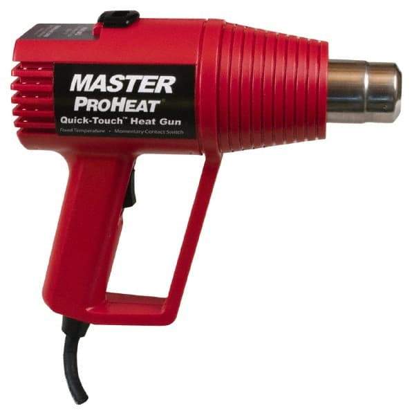 Master Appliance - 1,000°F Heat Setting, 16 CFM Air Flow, Heat Gun - 120 Volts, 11 Amps, 1,300 Watts, 6' Cord Length - USA Tool & Supply