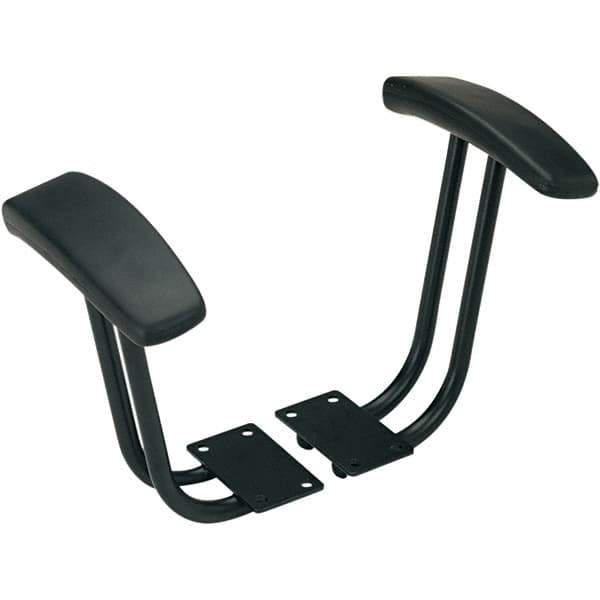 ALERA - Black Fixed Arm Kit - For Alera Interval, Essentia Series Chairs & Stools - USA Tool & Supply