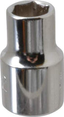 Proto - 11/32", 3/8" Drive, Standard Hand Socket - 6 Points, 1-3/32" OAL, Alloy Steel, Chrome Finish - USA Tool & Supply