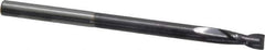 Accupro - 3/16", 1/2" LOC, 3/16" Shank Diam, 3" OAL, 2 Flute, Solid Carbide Square End Mill - Single End, AlTiN Finish, Spiral Flute, 40° Helix, Centercutting, Right Hand Cut, Right Hand Flute - USA Tool & Supply