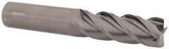 Accupro - 1" Diam 4 Flute Solid Carbide 0.03" Corner Radius End Mill - USA Tool & Supply