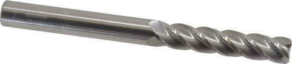 Accupro - 3/8", 4 Flute, Single End, Solid Carbide, 0.02" Corner Radius End Mill - 4" OAL, 40° Helix, Right Hand Flute, 1-3/4" LOC, Right Hand Cut - USA Tool & Supply