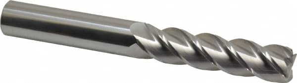Accupro - 3/4" Diam 4 Flute Solid Carbide 0.045" Corner Radius End Mill - USA Tool & Supply