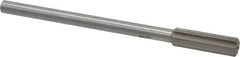 Interstate - 0.6" High Speed Steel Chucking Reamer - Straight Flute, 0.4355" Straight Shank, 2" Flute Length, 8" OAL - USA Tool & Supply