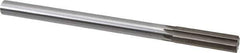 Interstate - 0.618" High Speed Steel Chucking Reamer - Straight Flute, 9/16" Straight Shank, 2-1/4" Flute Length, 9" OAL - USA Tool & Supply