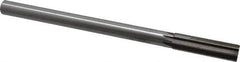 Interstate - 0.632" High Speed Steel Chucking Reamer - Straight Flute, 9/16" Straight Shank, 2-1/4" Flute Length, 9" OAL - USA Tool & Supply