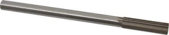 Interstate - 0.65" High Speed Steel Chucking Reamer - Straight Flute, 9/16" Straight Shank, 2-1/4" Flute Length, 9" OAL - USA Tool & Supply