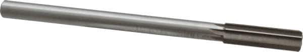Interstate - 0.665" High Speed Steel Chucking Reamer - Straight Flute, 9/16" Straight Shank, 2-1/4" Flute Length, 9" OAL - USA Tool & Supply