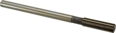 Interstate - 0.666" High Speed Steel Chucking Reamer - Straight Flute, 9/16" Straight Shank, 2-1/4" Flute Length, 9" OAL - USA Tool & Supply