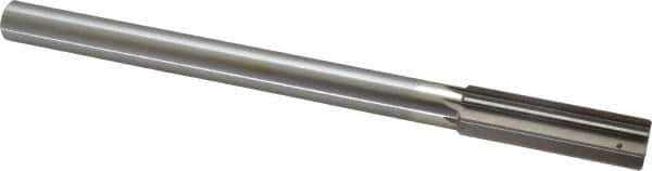 Interstate - 0.759" High Speed Steel Chucking Reamer - Straight Flute, 5/8" Straight Shank, 2-1/2" Flute Length, 9-1/2" OAL - USA Tool & Supply