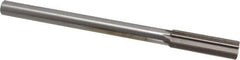 Interstate - 0.762" High Speed Steel Chucking Reamer - Straight Flute, 5/8" Straight Shank, 2-1/2" Flute Length, 9-1/2" OAL - USA Tool & Supply