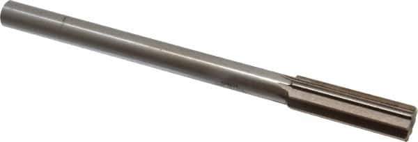 Interstate - 0.779" High Speed Steel Chucking Reamer - Straight Flute, 5/8" Straight Shank, 2-1/2" Flute Length, 9-1/2" OAL - USA Tool & Supply