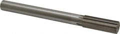 Interstate - 1" High Speed Steel Chucking Reamer - Straight Flute, 7/8" Straight Shank, 2-3/4" Flute Length, 10-1/2" OAL - USA Tool & Supply