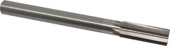 Interstate - 1" High Speed Steel Chucking Reamer - Straight Flute, 7/8" Straight Shank, 2-3/4" Flute Length, 10-1/2" OAL - USA Tool & Supply