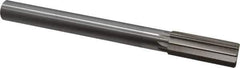 Interstate - 1" High Speed Steel Chucking Reamer - Straight Flute, 7/8" Straight Shank, 2-3/4" Flute Length, 10-1/2" OAL - USA Tool & Supply