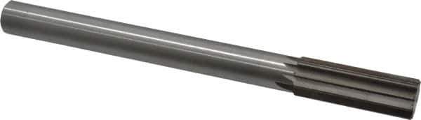 Interstate - 1" High Speed Steel Chucking Reamer - Straight Flute, 7/8" Straight Shank, 2-3/4" Flute Length, 10-1/2" OAL - USA Tool & Supply