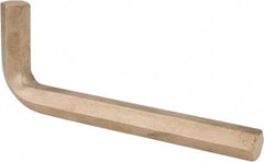 Ampco - 5/8" Hex, Long Arm, Nonsparking Hex Key - 7" OAL, Inch System of Measurement - USA Tool & Supply