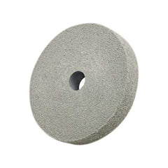 3M - 6" Diam, 1/2" Face Width, 1" Center Hole, Fine Grade, Silicon Carbide Deburring Wheel - Convolute, Density 9 Grade - USA Tool & Supply