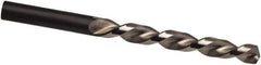 Guhring - 9.7mm 130° High Speed Steel Jobber Drill - Bright Finish, Left Hand Cut, Parabolic Flute, 133mm OAL, Cone Relief Point - USA Tool & Supply