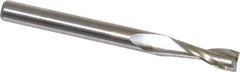 Onsrud - 1/4" Cutting Diam x 3/4" Length of Cut, 2 Flute, Upcut Spiral Router Bit - Uncoated, Right Hand Cut, High Speed Steel, 2-3/4" OAL x 1/4" Shank Diam, Double Edge, 19 to 32° Helix Angle - USA Tool & Supply