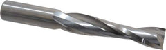 Onsrud - 1/2" Cutting Diam x 2-1/8" Length of Cut, 2 Flute, Upcut Spiral Router Bit - Uncoated, Right Hand Cut, Solid Carbide, 4" OAL x 1/2" Shank Diam, Double Edge, 22° Helix Angle - USA Tool & Supply