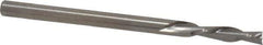 Onsrud - 1/8" Cutting Diam x 1/2" Length of Cut, 2 Flute, Downcut Spiral Router Bit - Uncoated, Right Hand Cut, Solid Carbide, 2" OAL x 1/8" Shank Diam, Double Edge, 30° Helix Angle - USA Tool & Supply