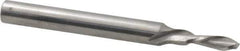 Onsrud - 5/32" Cutting Diam x 1/2" Length of Cut, 2 Flute, Downcut Spiral Router Bit - Uncoated, Right Hand Cut, Solid Carbide, 2-1/2" OAL x 1/4" Shank Diam, Double Edge, 30° Helix Angle - USA Tool & Supply