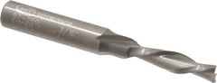 Onsrud - 3/16" Cutting Diam x 3/4" Length of Cut, 2 Flute, Downcut Spiral Router Bit - Uncoated, Right Hand Cut, Solid Carbide, 2" OAL x 1/4" Shank Diam, Double Edge, 30° Helix Angle - USA Tool & Supply