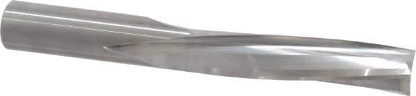 Onsrud - 3/4" Cutting Diam x 3-1/8" Length of Cut, 3 Flute, Downcut Spiral Router Bit - Uncoated, Right Hand Cut, Solid Carbide, 6" OAL x 3/4" Shank Diam, Three Edge, 10° Helix Angle - USA Tool & Supply