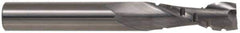 Onsrud - 3/8" Cutting Diam x 1-1/8" Length of Cut, 2 Flute, Upcut Spiral Router Bit - Uncoated, Right Hand Cut, Solid Carbide, 3" OAL x 3/8" Shank Diam, Chipbreaker, 30° Helix Angle - USA Tool & Supply