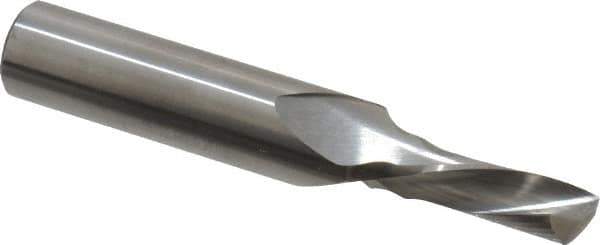 Onsrud - 5/16" Cutting Diam x 3/4" Length of Cut, 1 Flute, Downcut Spiral Router Bit - Uncoated, Right Hand Cut, Solid Carbide, 3" OAL x 1/2" Shank Diam, Single Edge, 22° Helix Angle - USA Tool & Supply