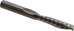 Onsrud - 3/8" Cutting Diam x 1-5/8" Length of Cut, 1 Flute, Downcut Spiral Router Bit - Uncoated, Right Hand Cut, Solid Carbide, 3-1/2" OAL x 3/8" Shank Diam, Single Edge - USA Tool & Supply