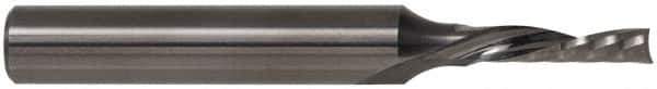 Onsrud - 1/2" Cutting Diam x 1-5/8" Length of Cut, 1 Flute, Downcut Spiral Router Bit - Uncoated, Right Hand Cut, Solid Carbide, 3-1/2" OAL x 1/2" Shank Diam, Single Edge, 21° Helix Angle - USA Tool & Supply