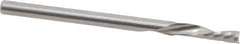 Onsrud - 1/8" Cutting Diam x 1/2" Length of Cut, 1 Flute, Downcut Spiral Router Bit - Uncoated, Right Hand Cut, Solid Carbide, 2" OAL x 1/8" Shank Diam, Single Edge, 21° Helix Angle - USA Tool & Supply