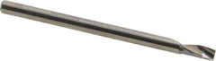 Onsrud - 1/8" Cutting Diam x 1/4" Length of Cut, 1 Flute, Upcut Spiral Router Bit - Uncoated, Right Hand Cut, Solid Carbide, 2" OAL x 1/8" Shank Diam, Single Edge, 21° Helix Angle - USA Tool & Supply