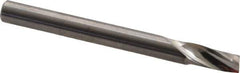 Onsrud - 3/16" Cutting Diam x 3/8" Length of Cut, 1 Flute, Upcut Spiral Router Bit - Uncoated, Right Hand Cut, Solid Carbide, 2" OAL x 3/16" Shank Diam, Single Edge, 21° Helix Angle - USA Tool & Supply