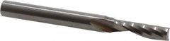 Onsrud - 7/32" Cutting Diam x 3/4" Length of Cut, 1 Flute, Upcut Spiral Router Bit - Uncoated, Right Hand Cut, Solid Carbide, 2-1/2" OAL x 1/4" Shank Diam, Single Edge, 21° Helix Angle - USA Tool & Supply