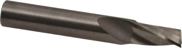 Onsrud - 3/8" Cutting Diam x 5/8" Length of Cut, 1 Flute, Upcut Spiral Router Bit - Uncoated, Right Hand Cut, Solid Carbide, 2-1/2" OAL x 3/8" Shank Diam, Single Edge, 21° Helix Angle - USA Tool & Supply