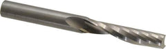 Onsrud - 3/8" Cutting Diam x 1-5/8" Length of Cut, 1 Flute, Upcut Spiral Router Bit - Uncoated, Right Hand Cut, Solid Carbide, 3-1/2" OAL x 3/8" Shank Diam, Single Edge, 21° Helix Angle - USA Tool & Supply