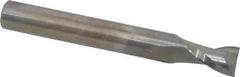 Onsrud - 1/4" Cutting Diam x 3/8" Length of Cut, 2 Flute, Upcut Spiral Router Bit - Uncoated, Right Hand Cut, Solid Carbide, 2" OAL x 1/4" Shank Diam, Bottom-Surfacing, 30° Helix Angle - USA Tool & Supply