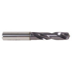 DORMER - 0.3681" 140° Spiral Flute Solid Carbide Screw Machine Drill Bit - USA Tool & Supply