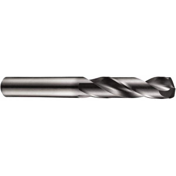 DORMER - 7/16" 140° Spiral Flute Solid Carbide Screw Machine Drill Bit - USA Tool & Supply