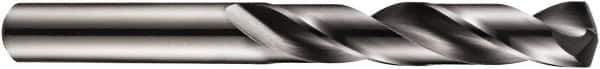 DORMER - 47/64" 140° Solid Carbide Jobber Drill - TiAlN Finish, Right Hand Cut, Spiral Flute, Straight Shank, 153mm OAL, Four Facet Split Point - USA Tool & Supply