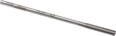 Made in USA - 0.174" Carbide-Tipped 4 Flute Chucking Reamer - Straight Flute, 0.151" Straight Shank, 1" Flute Length, 4" OAL - USA Tool & Supply