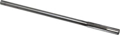Made in USA - 0.269" Carbide-Tipped 4 Flute Chucking Reamer - Straight Flute, 15/64" Straight Shank, 1-1/2" Flute Length, 6" OAL - USA Tool & Supply