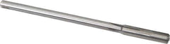 Made in USA - 0.336" Carbide-Tipped 4 Flute Chucking Reamer - Straight Flute, 9/32" Straight Shank, 1-1/2" Flute Length, 6" OAL - USA Tool & Supply