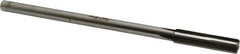 Made in USA - 0.346" Carbide-Tipped 4 Flute Chucking Reamer - Straight Flute, 9/32" Straight Shank, 1-1/2" Flute Length, 6" OAL - USA Tool & Supply