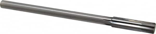 Made in USA - 0.537" Carbide-Tipped 6 Flute Chucking Reamer - USA Tool & Supply