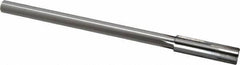 Made in USA - 0.559" Carbide-Tipped 6 Flute Chucking Reamer - Straight Flute, 7/16" Straight Shank, 2" Flute Length, 8" OAL - USA Tool & Supply